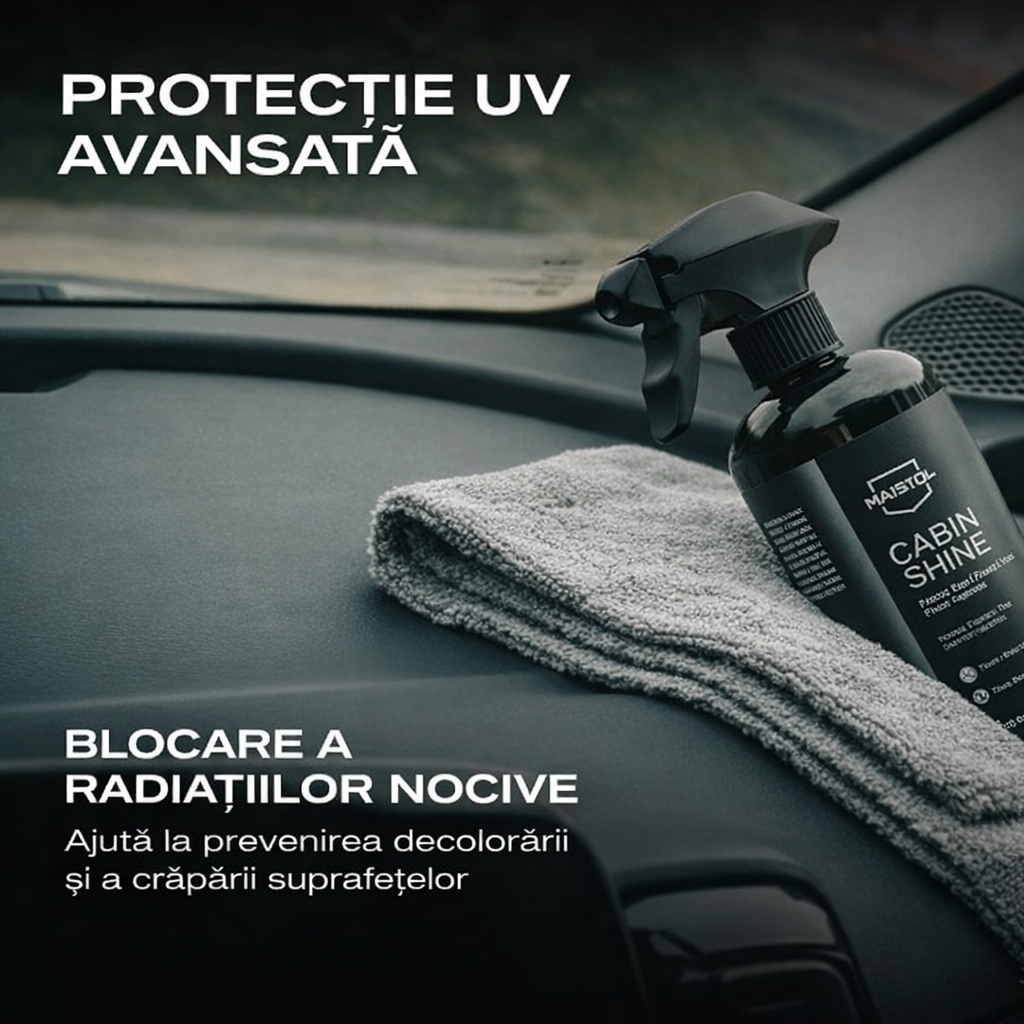 Nasiol CabinShine - protecție pentru suprafețele din plastic 500ml