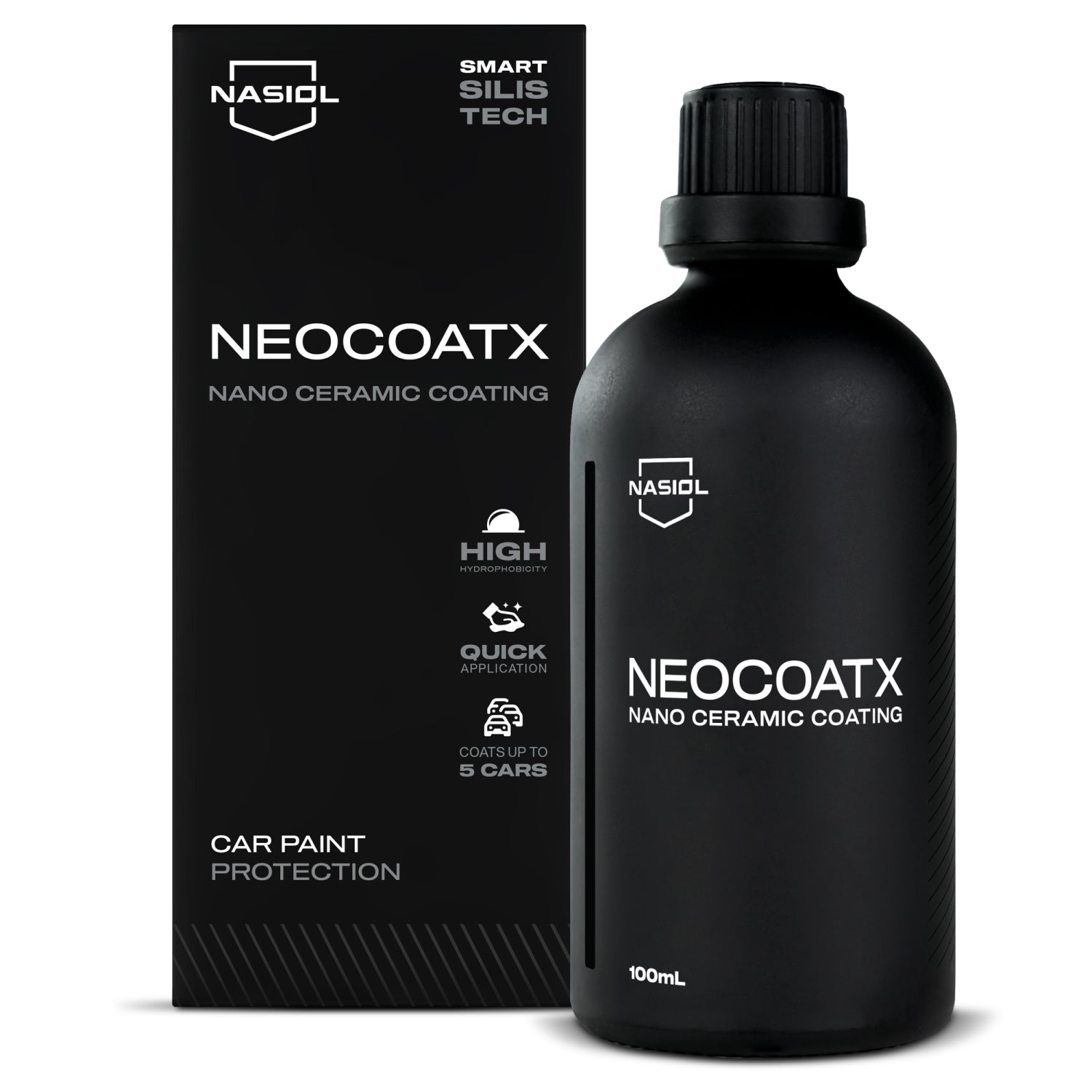 Nasiol NeoCoatX - protecție nano ceramică ușor de aplicat - 100ml