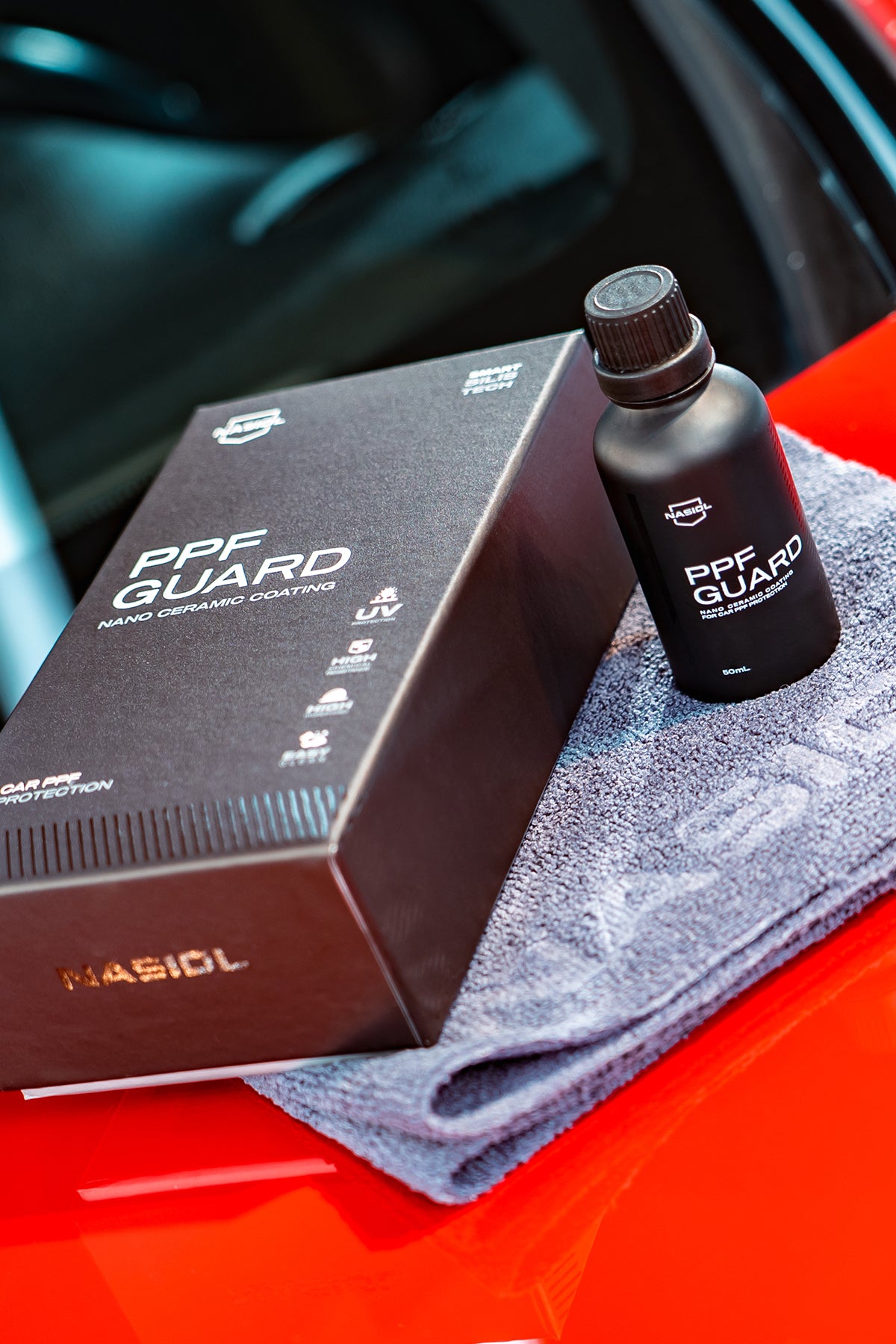 Nasiol PPFGuard - protecție nano pentru folii PPF și PU - 50ml