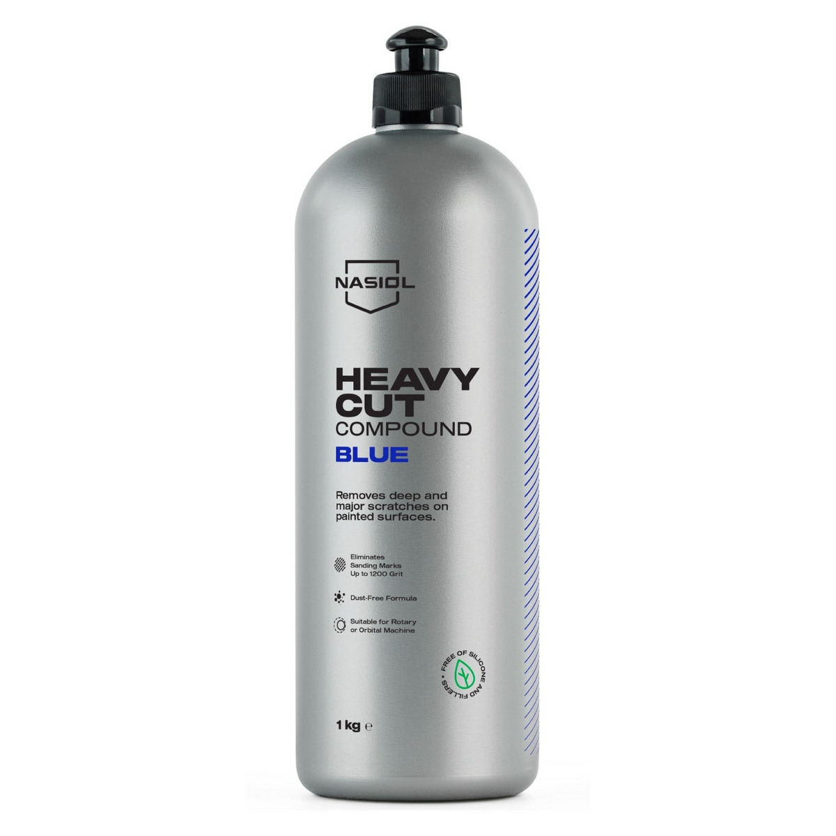Nasiol Heavy Cut Compound BLUE – Pastă Abrazivă Agresivă pentru Zgârieturi Adânci – 1 kg