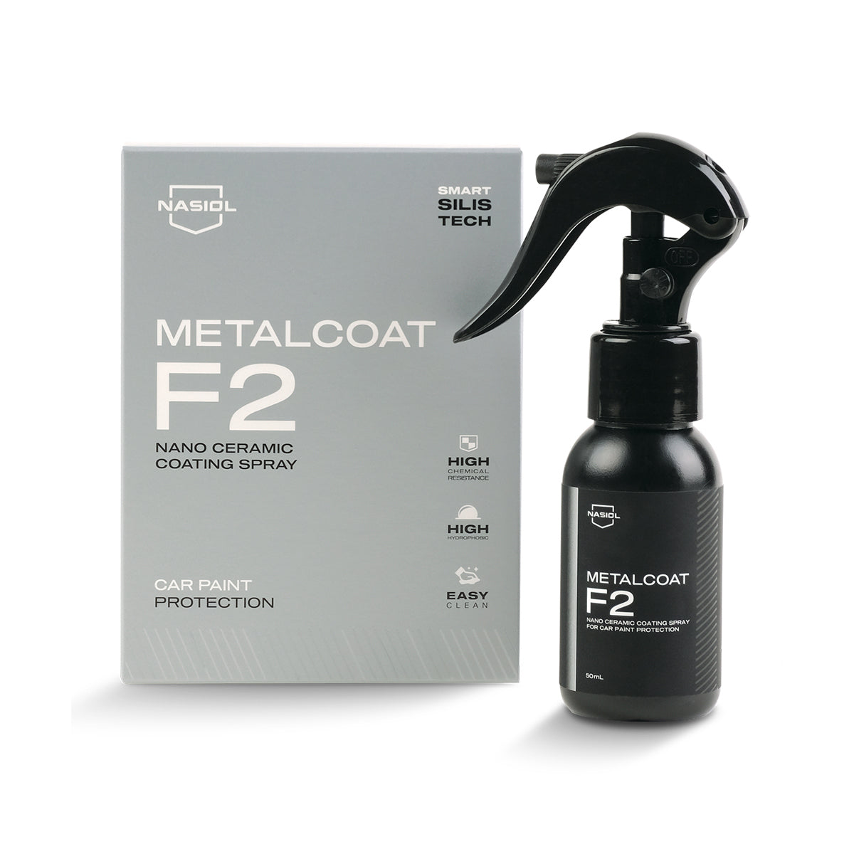 Nasiol MetalCoat F2 - protecție nano pentru elemente metalice