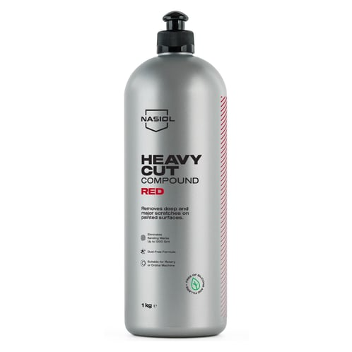 Nasiol Heavy Cut Compound RED – Pastă Abrazivă Agresivă pentru Zgârieturi Adânci – 1 kg