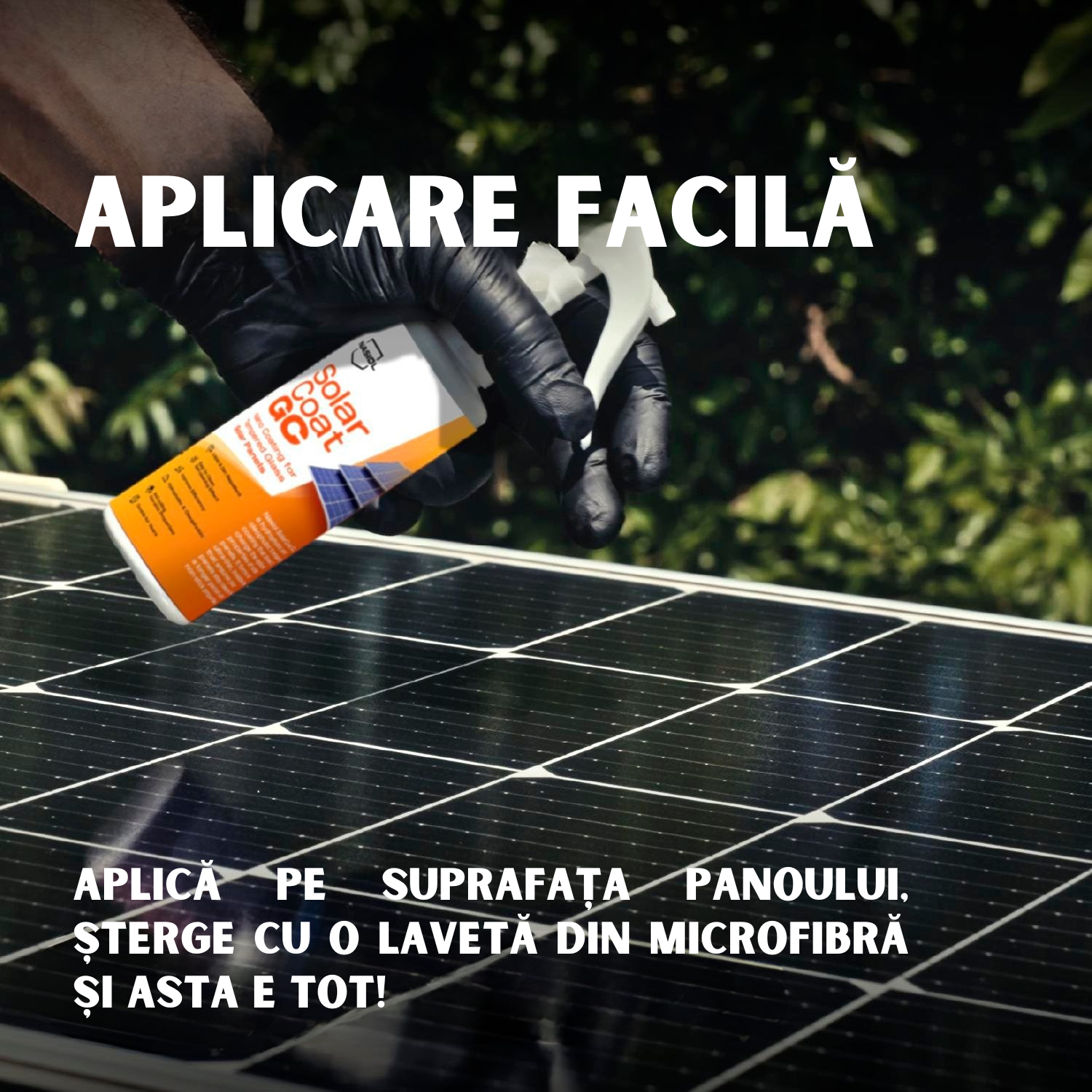 Nasiol Solar Coat FC - Nano protecție avansată pentru toate tipurile de panouri solare - 150ml