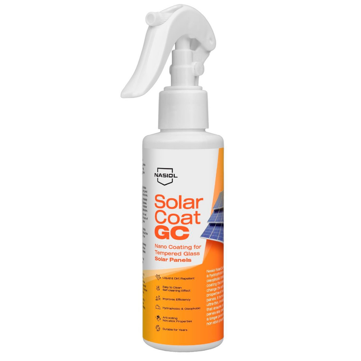 Nasiol Solar Coat GC - Nano protecție avansată pentru panouri solare - 150ml