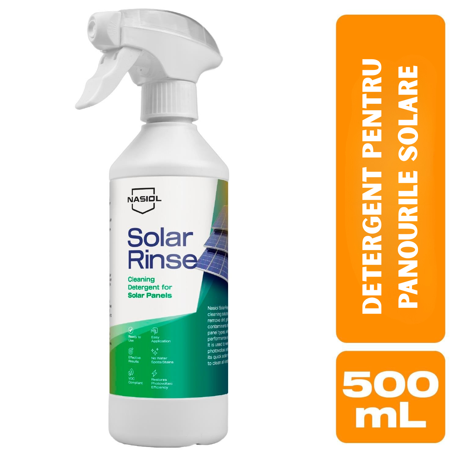 Nasiol Solar Rinse - Soluție spălare panouri solare