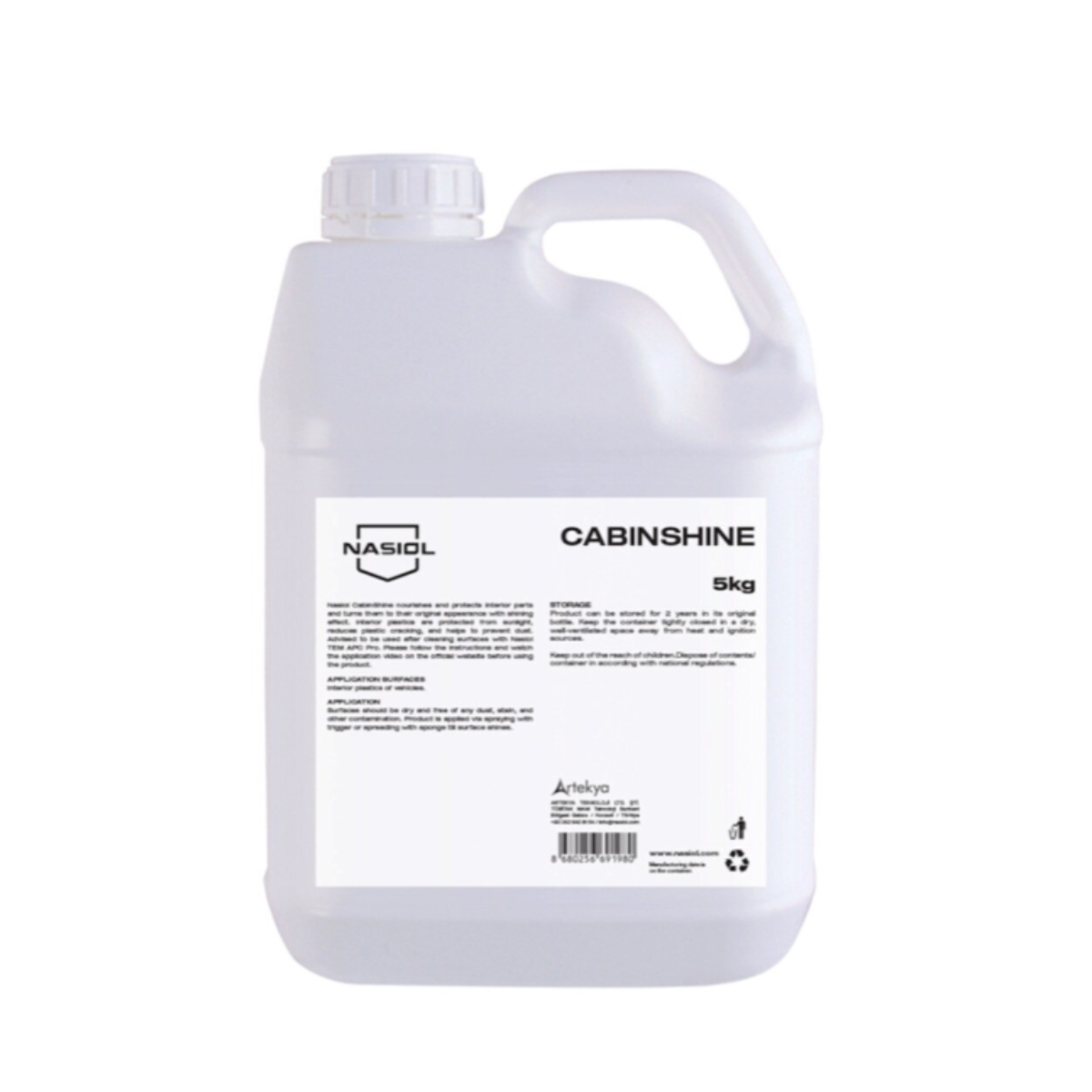 Nasiol CabinShine - protecție pentru suprafețele din plastic 5kg