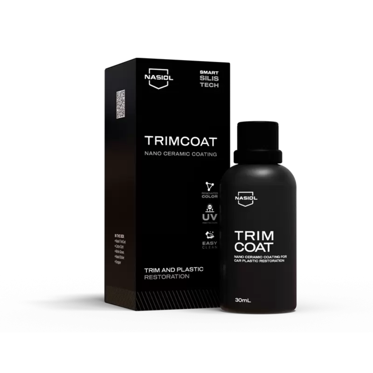 Nasiol TrimCoat - protecție ceramică pentru suprafețe din plastic 30ml